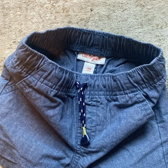 Stylish Kids Blue and Striped Shorts Set - Picture 2 of 4